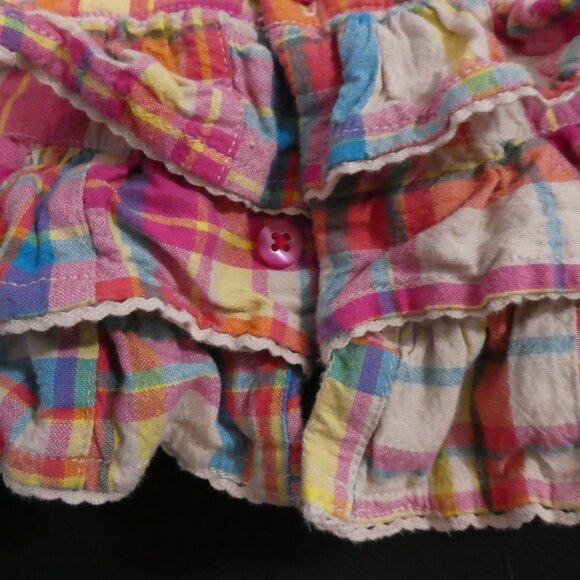 CHILDREN'S PLACE | 24 months | Ruffled Plaid Baby Dress | Button-Up Back - Picture 13 of 14